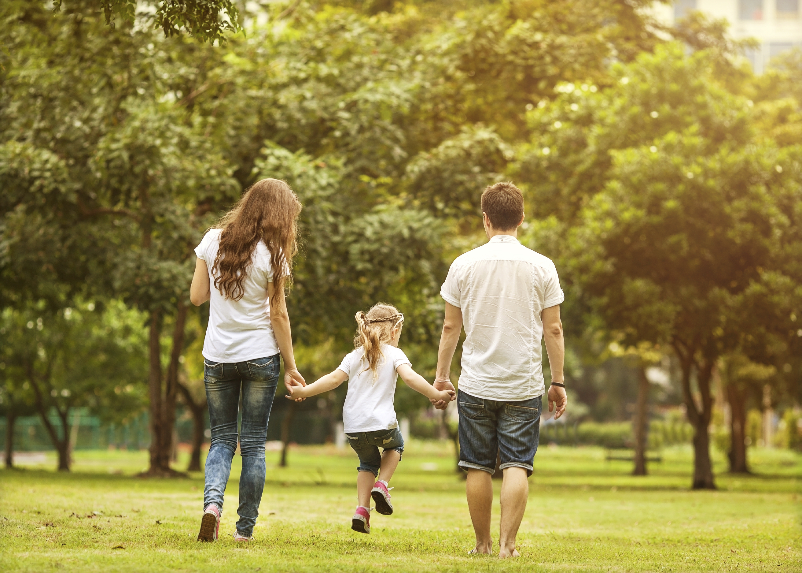 Гулять это. Счастливая семья гуляет в парке. Семья на прогулке. Прогулка в парке. Семья со спины в парке.