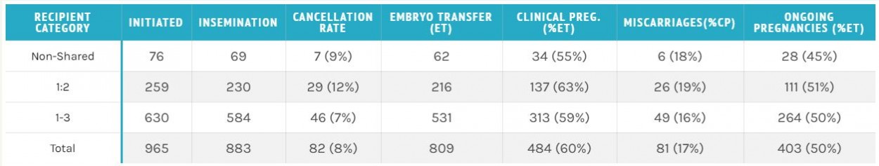 Egg Donation Success Rates